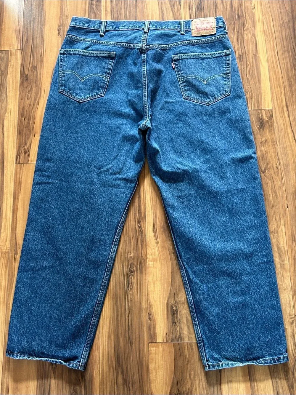 Levi's Men’s 550 Relaxed Fit Blue Denim Jeans 42 x 30
